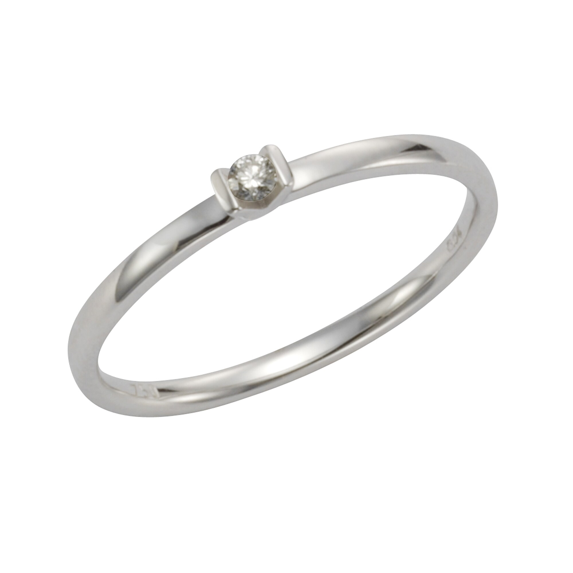 Orolino Ring 750 Gold mit Brillant 0,04ct.