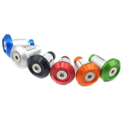 Embouts de guidon Brazoline PLATS ANODISEE Universel - Rouge