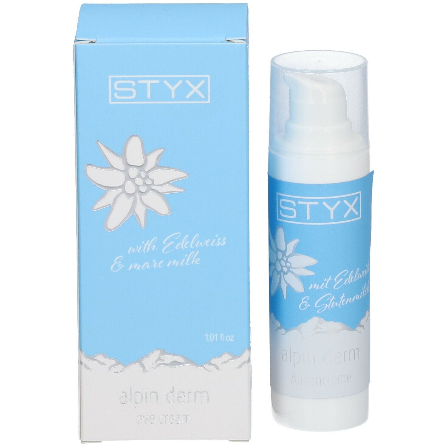 STYX alpin derm Augencreme mit Edelweiss