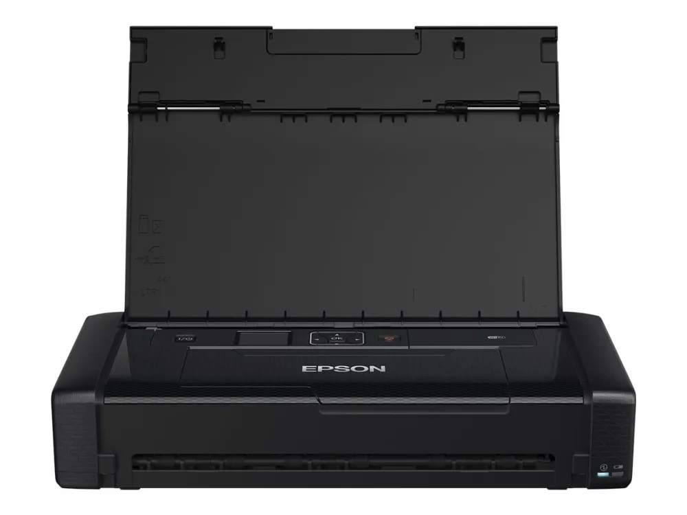 Epson WorkForce WF-110W - Printer - farve - blækprinter - A4 - 5760 x 1440 dpi - op til 7 spm (mono) / op til 4 spm (farve) - kapacitet: 20 ark - USB 2.0, Wi-Fi(n)