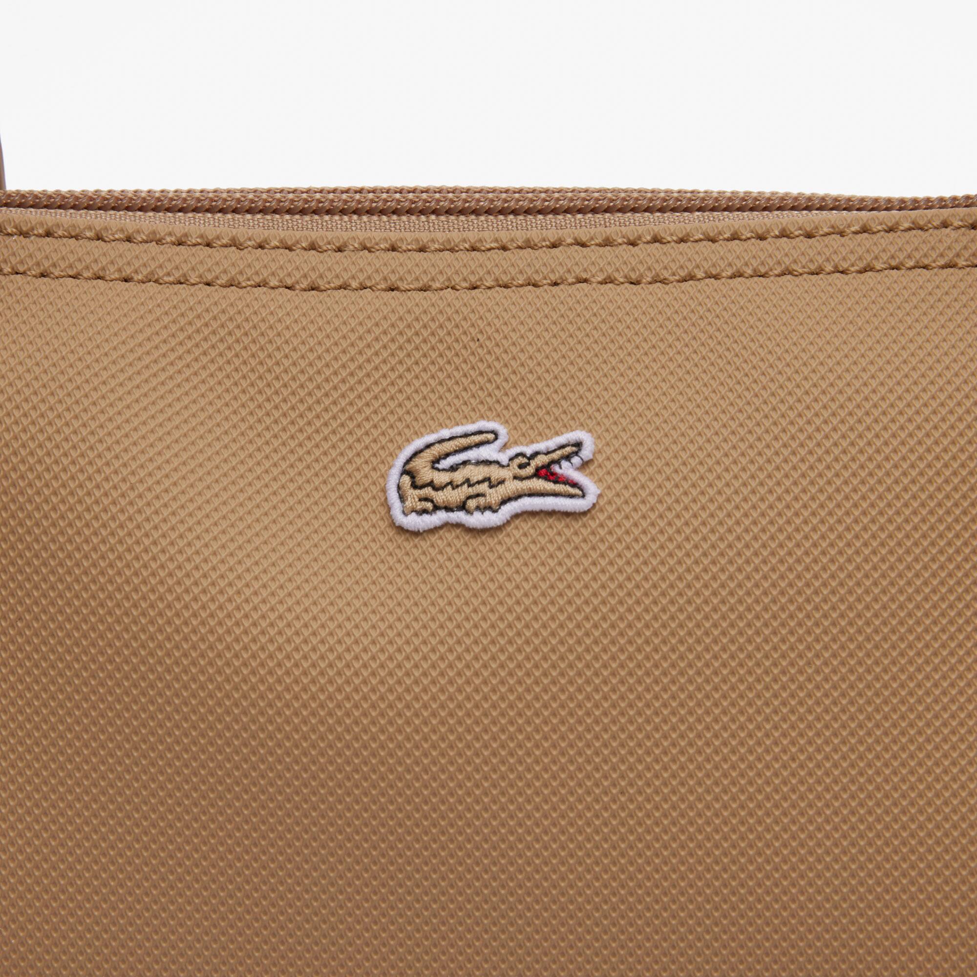 Petit sac cabas zippé L.12.12 Concept uni Sacs à main & Cabas - Beige - Lacoste - Femme