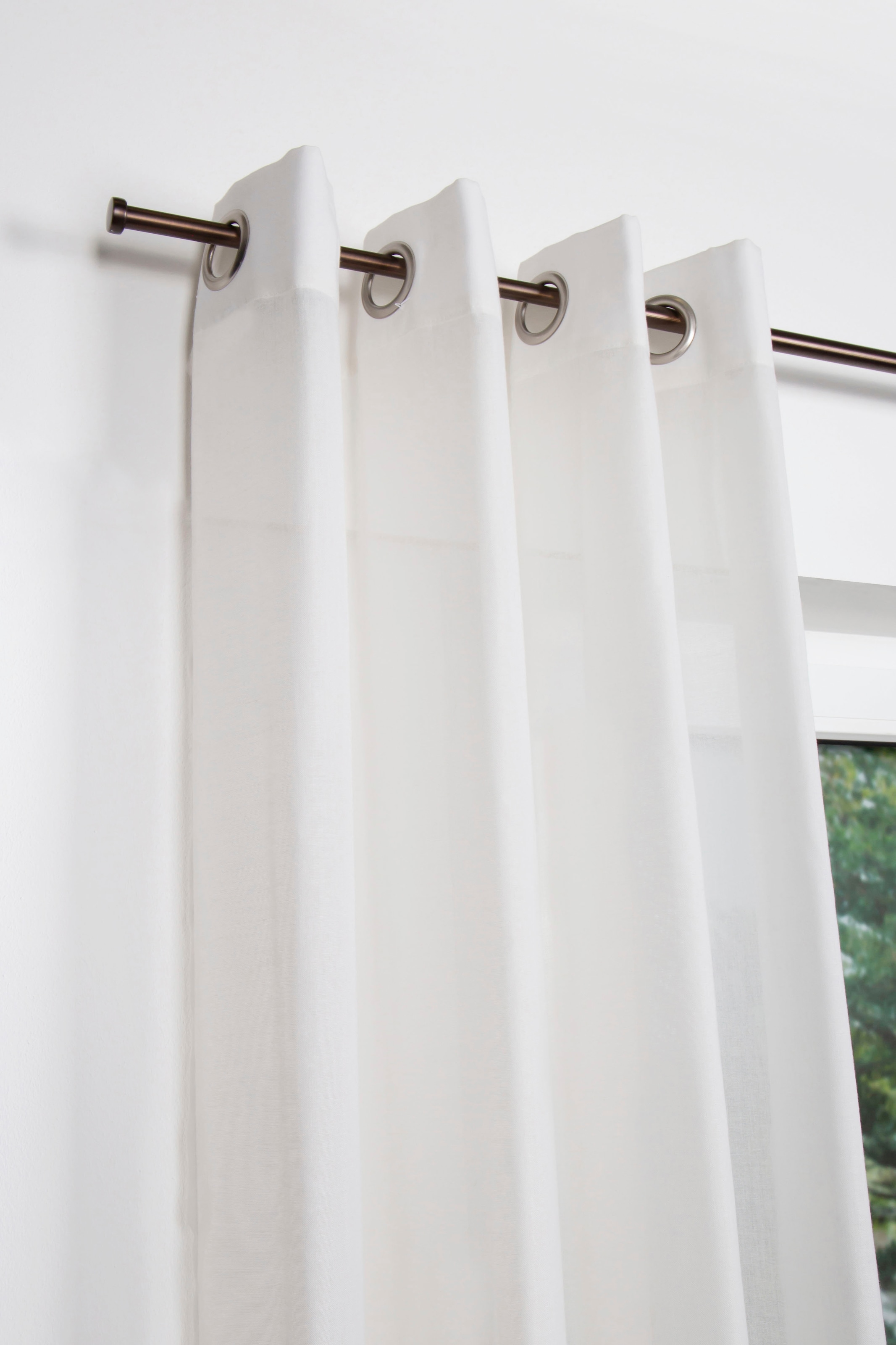 mydeco Gardinenstange »Cap-Noble« Ø 16 mm 1 läufig-läufig ausziehbar