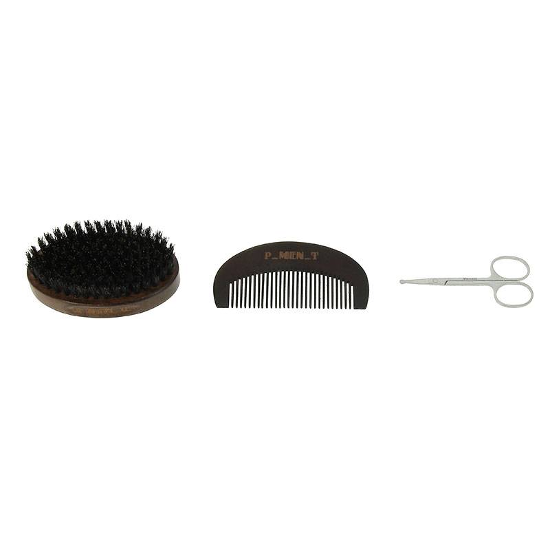 Set d'entretien barbe (ciseaux   peigne   brosse)