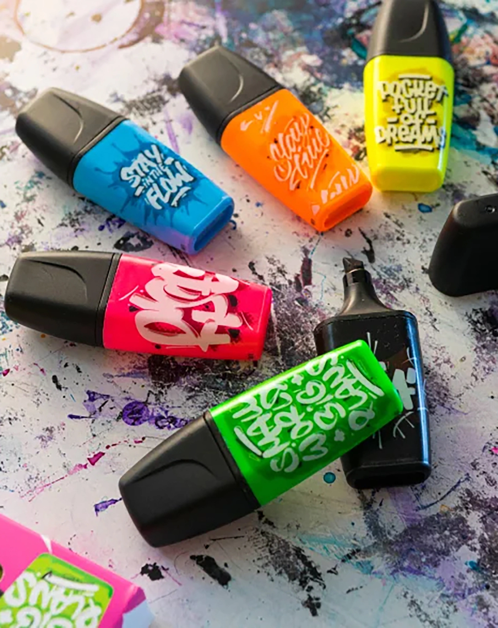 Textmarker STABILO® BOSS MINI by Snooze One 6er-Pack