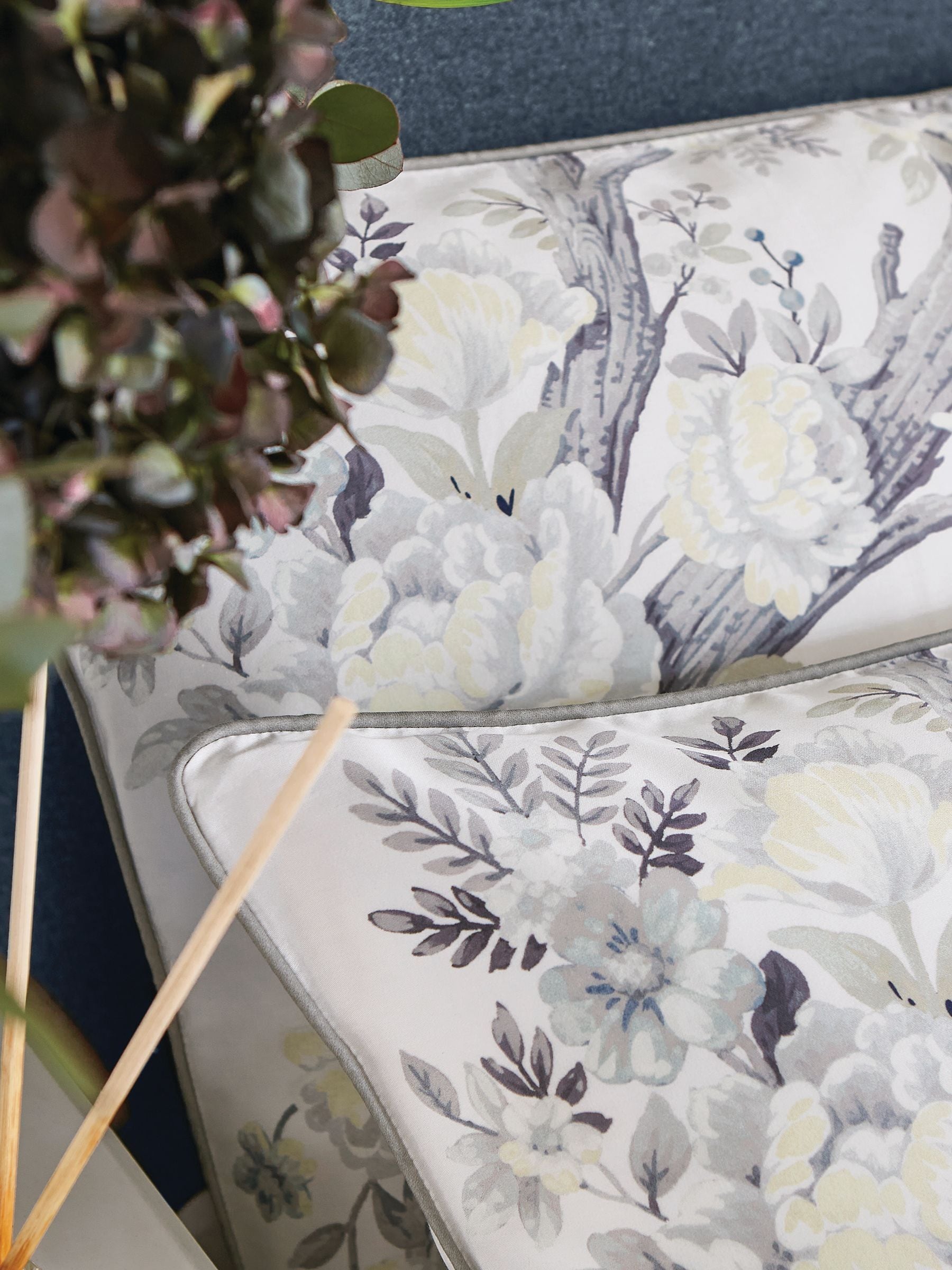 Laura Ashley Belvedere 100% katoensatijn 220 -draads dekbedovertrekset met kussenslopen