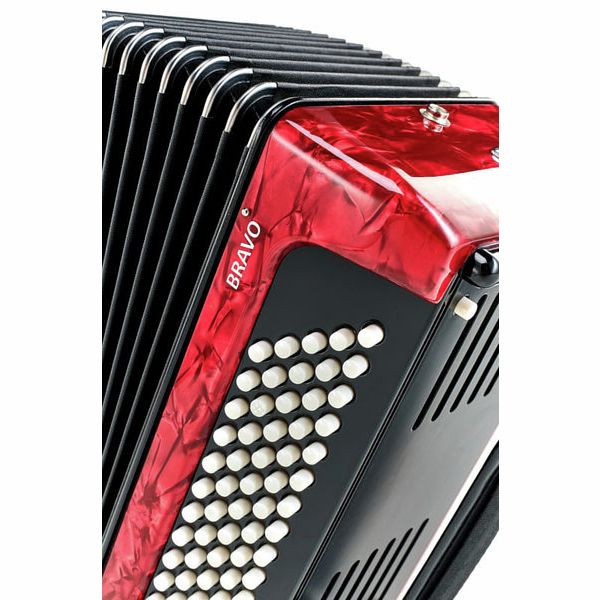 Hohner Bravo II 60 Red silent key