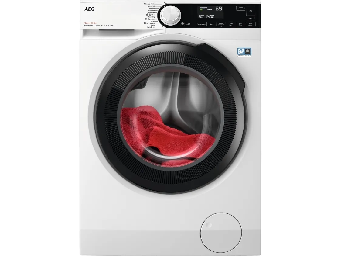 AEG 7000 Series LR734F94U - Vaskemaskine - bredde: 59.7 cm - dybde: 66 cm - højde: 84.7 cm - frontbetjening - 69 liter - 9 kg - 1400 rpm