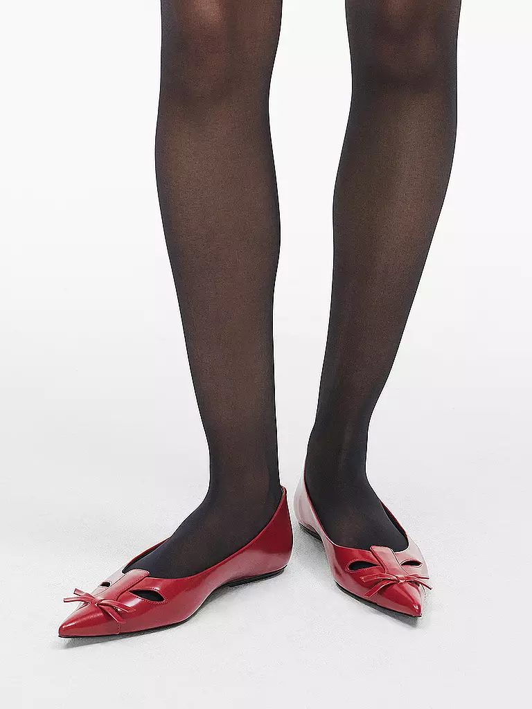 MARC JACOBS Ballerina THE CAT  dunkelrot