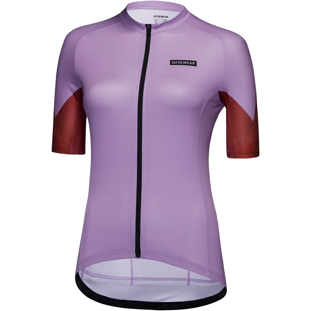 GORE Wear Spirit Triangles Fietsshirt Korte Mouwen Paars/Rood Dames