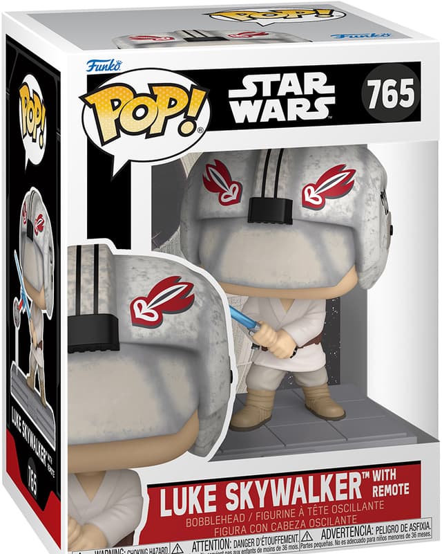 Funko POP Star Wars actionfigur (Luke Skywalker med Remote)