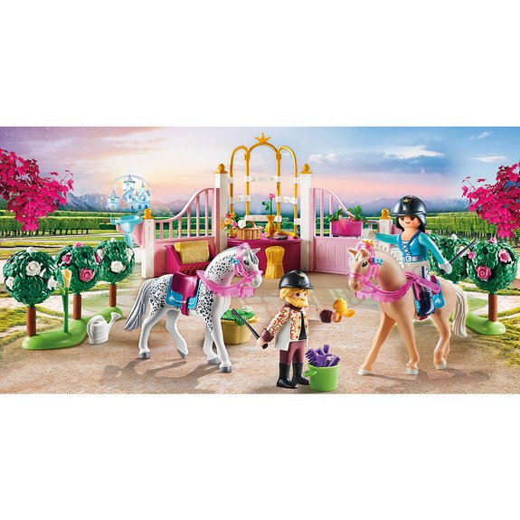 Princesse avec chevaux et instructeur Playmobil Princess 70450