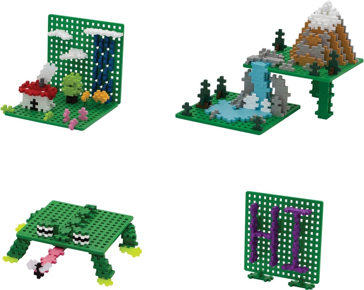 Plus Plus Plus Plus Bouwplaat groen 2 stuks