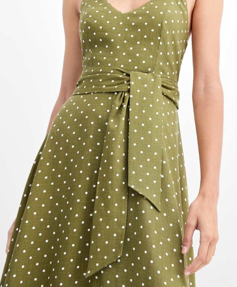 vestido maxi tomara que caia de bolinhas