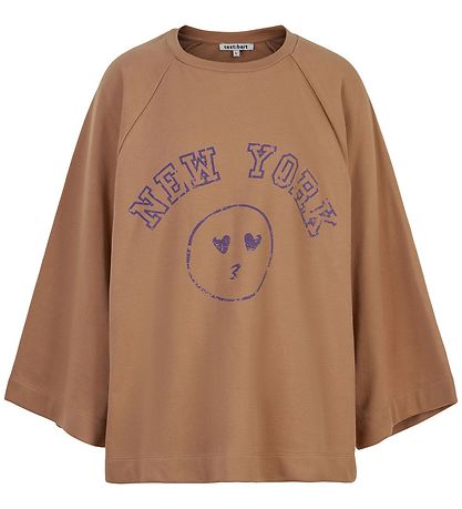 Cost:Bart Sweatshirt - Oversize - Übergröße - Tigerauge m. Lila