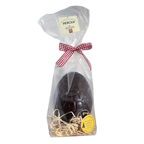 Œuf en chocolat noir garni