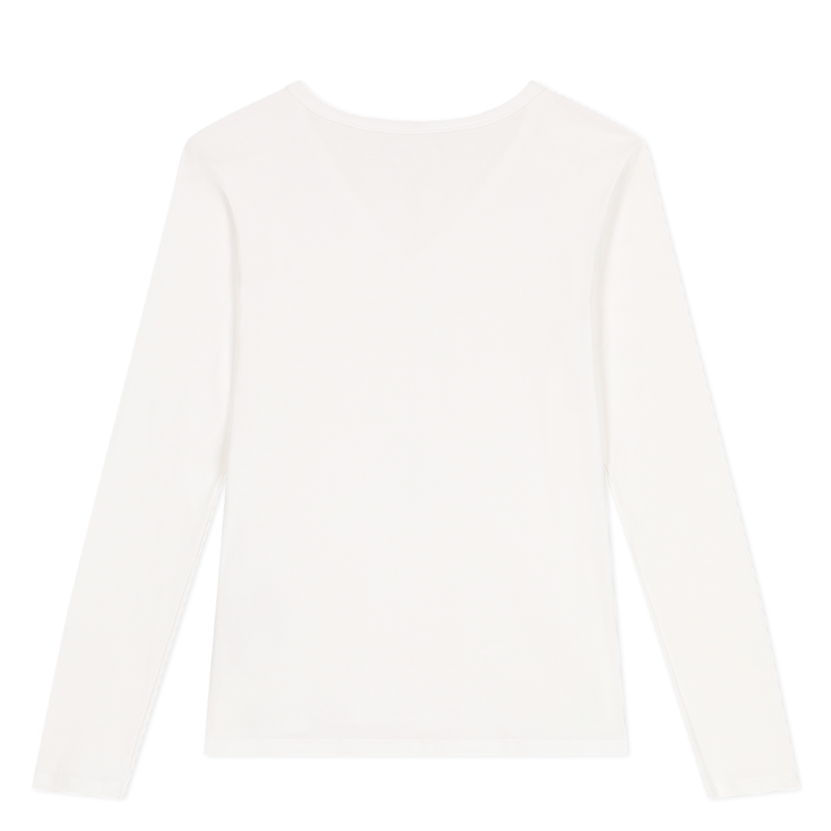 Tee-shirt col V en coton | Blanc