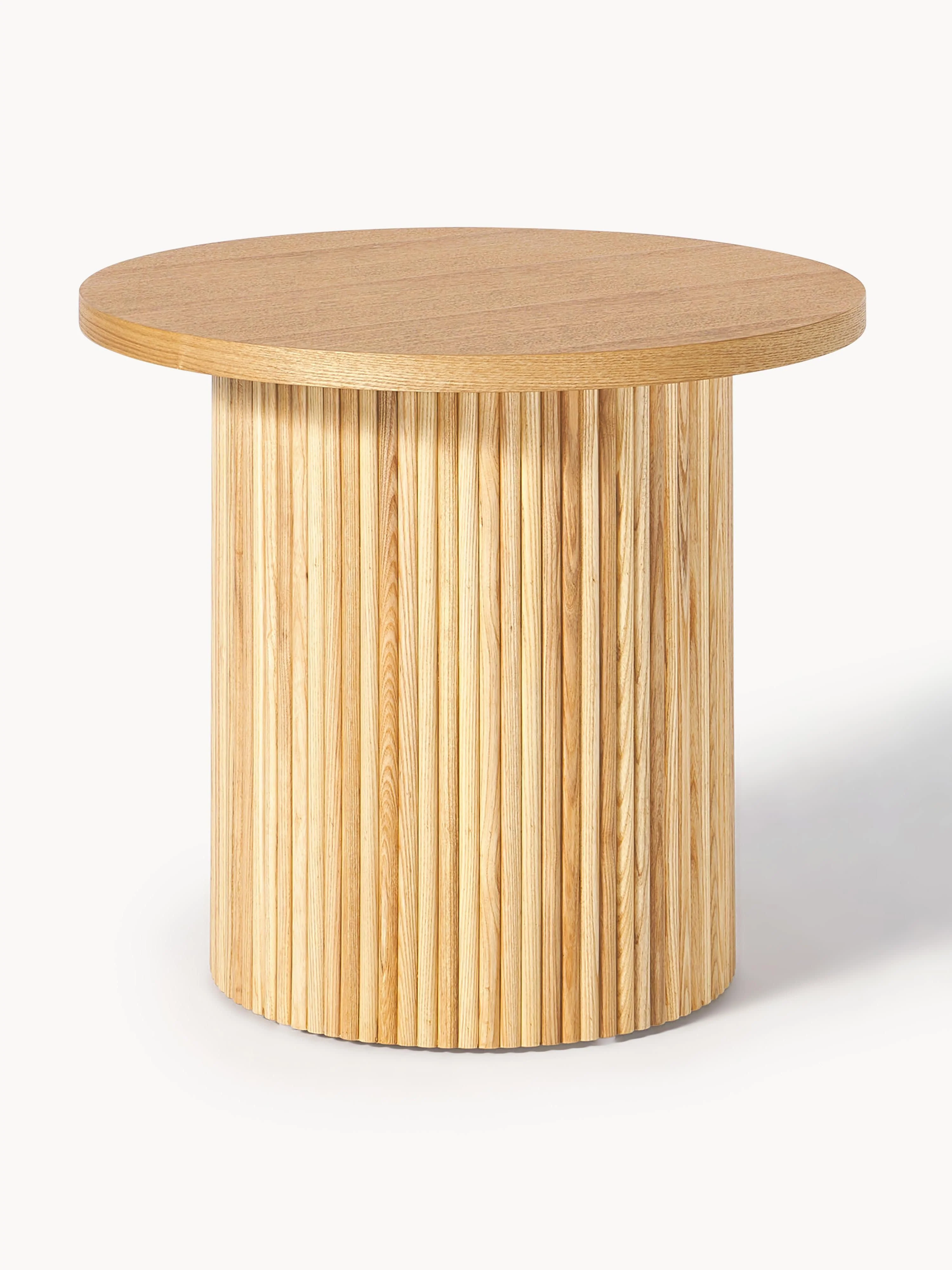 Ronde houten bijzettafel Nele