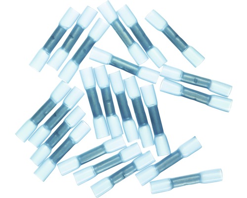 Haupa BLV363502 stootverbinders, geïsoleerd, 1,25-2,5 mm², blauw, 25 stuks
