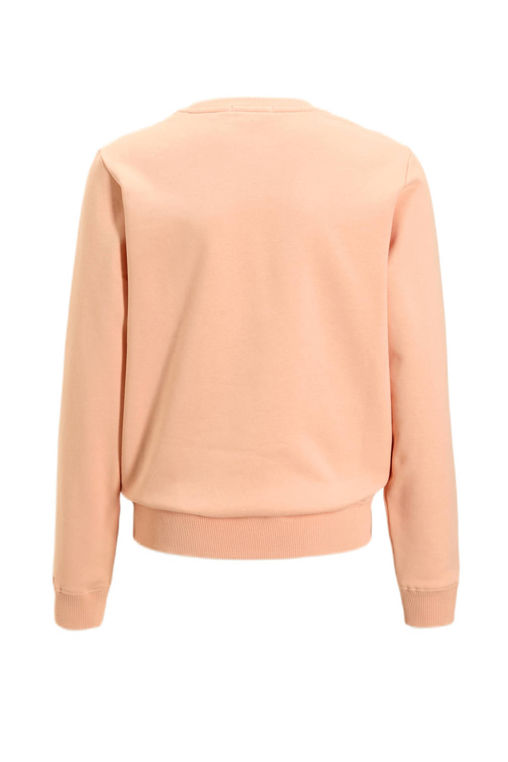 Calvin Klein sweater Terry met logo lichtroze
