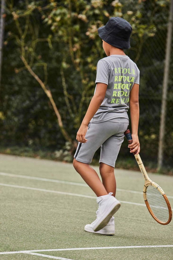 RETOUR lichtgrijze retour t-shirt chiel
