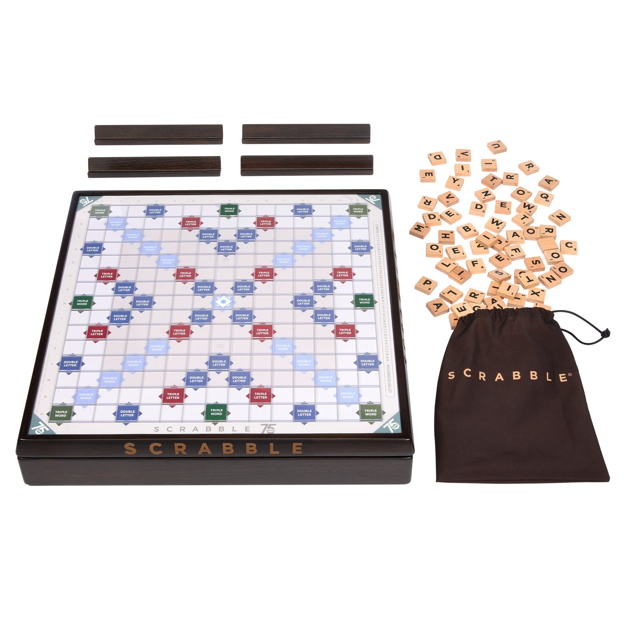 Mattel Brettspiel Scrabble 75th Anniversary