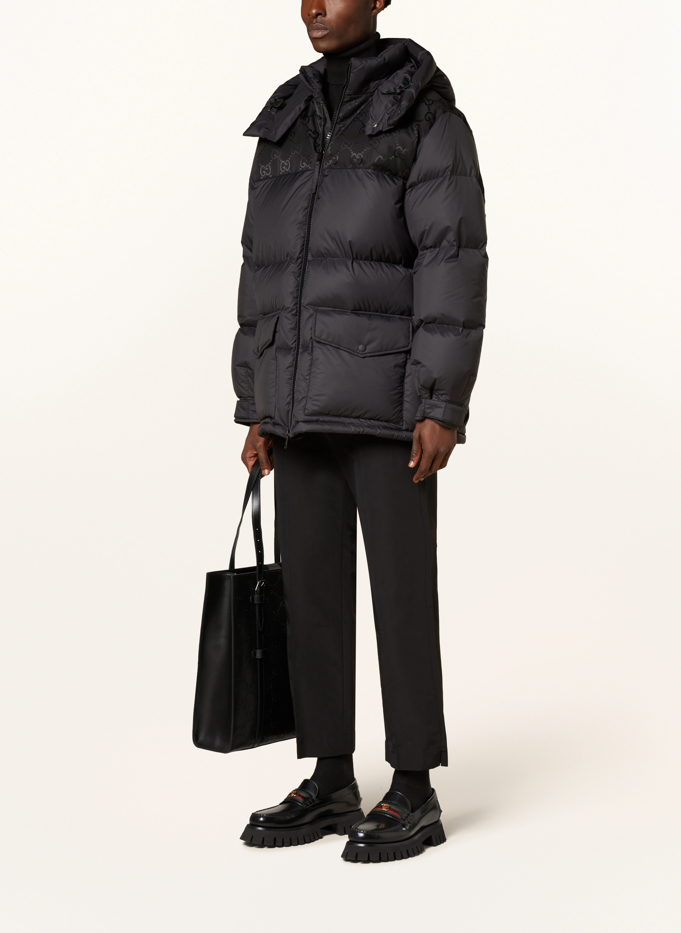 GUCCI Daunenjacke mit abnehmbarer Kapuze