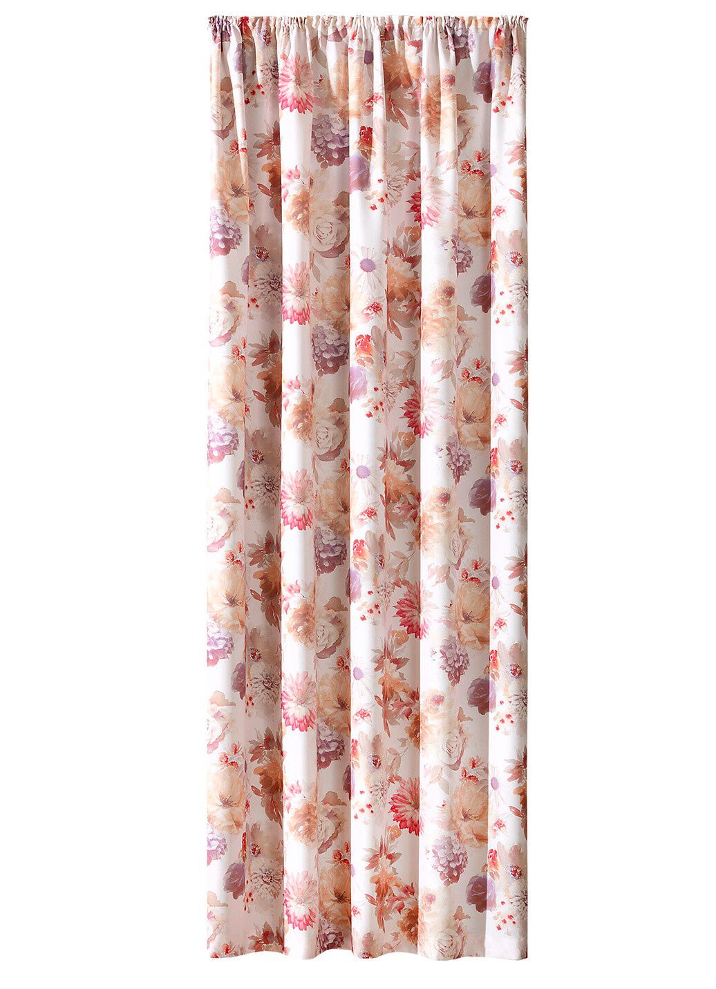 Floral gestaltete Übergardine
