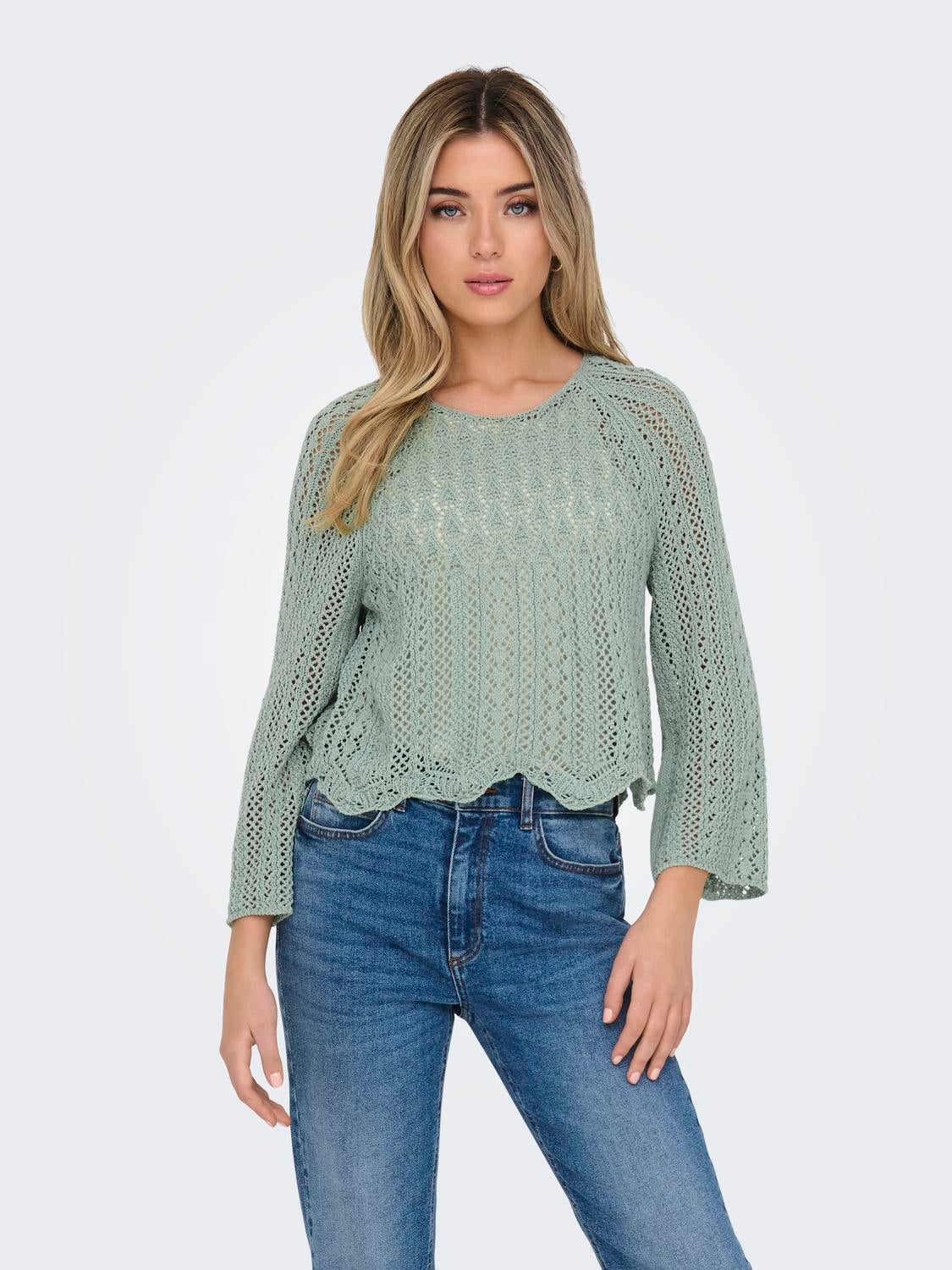 ONLNOLA Strickpullover Jadeite