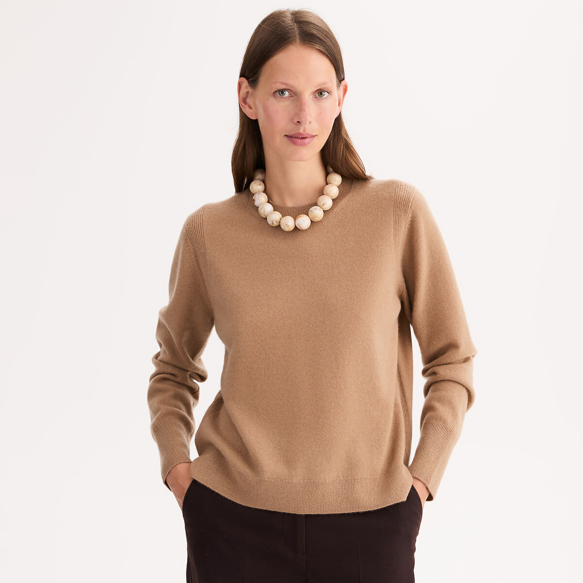 ANNE WEYBURN<br>Suéter de cashmere fino