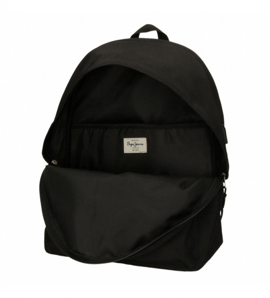 Pepe Jeans Mochila 6332421 negro  -31x44x17.5cm