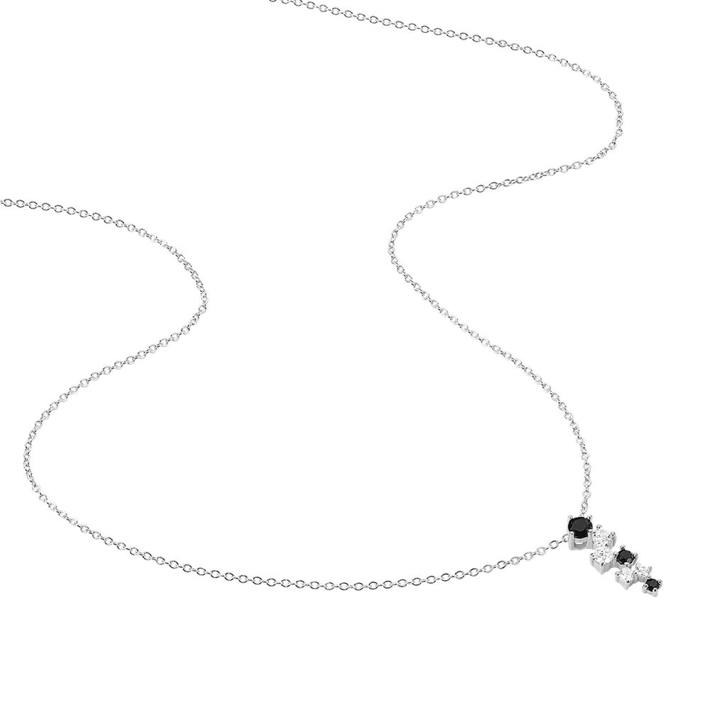 Collier Gaya Argent Blanc Oxyde De Zirconium