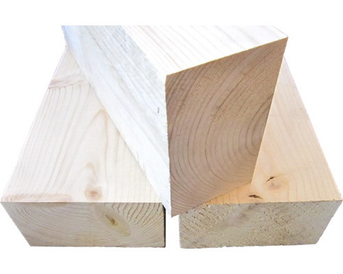 Konsta vierkant hout vurenhout 4000 x 120 x 100 mm