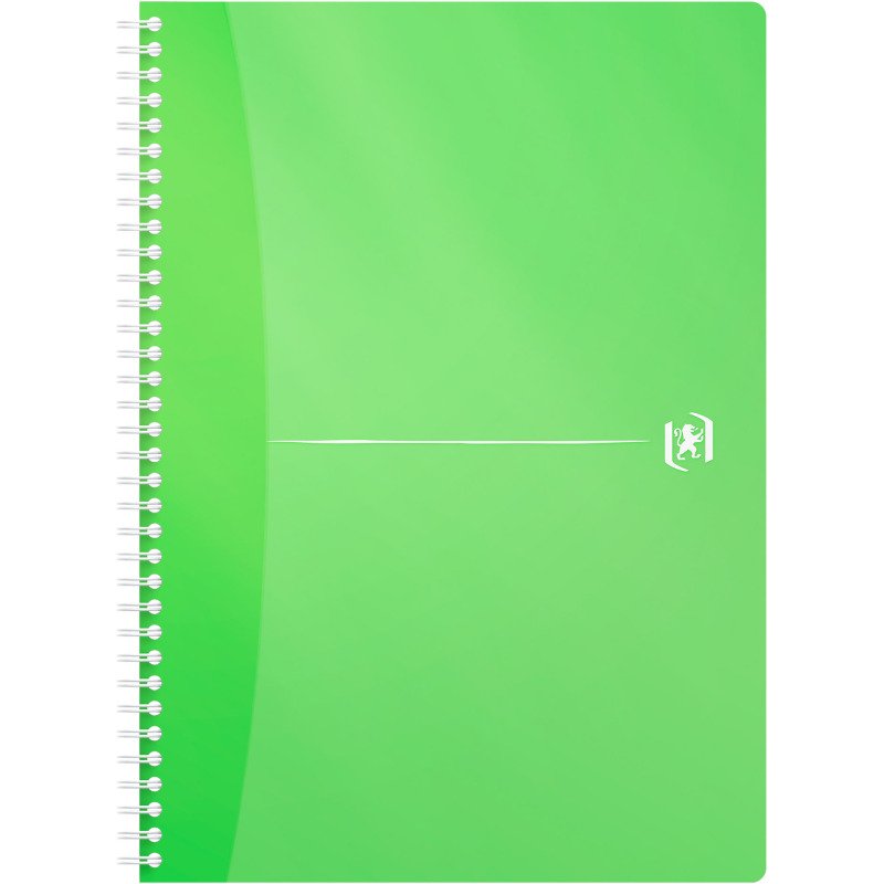 Cahier spirale Oxford My Colour A4 21 X 29,7 cm - petits carreaux - 100 pages