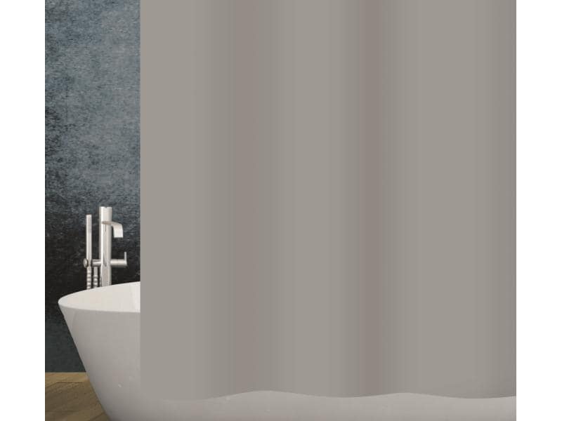 diaqua® Duschvorhang Basic 180 x 200 cm, Grau Badevorhang aus Polyester