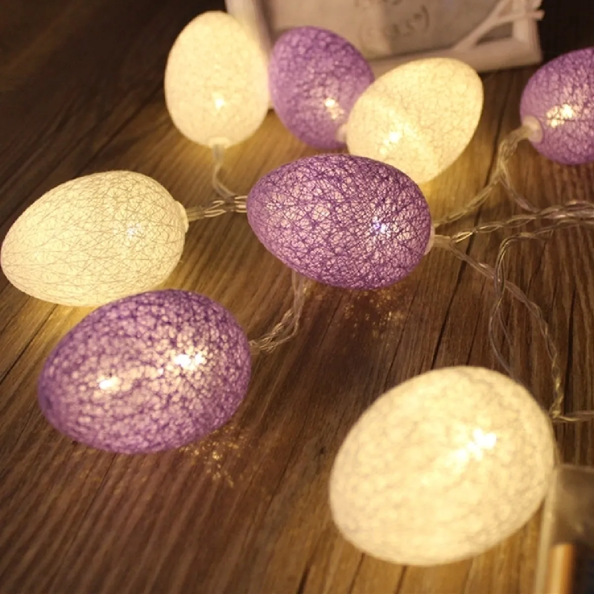 Wewoo Guirlande LED Violet 4.8m