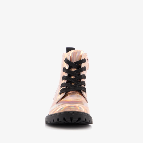 TwoDay leren meisjes veterboots