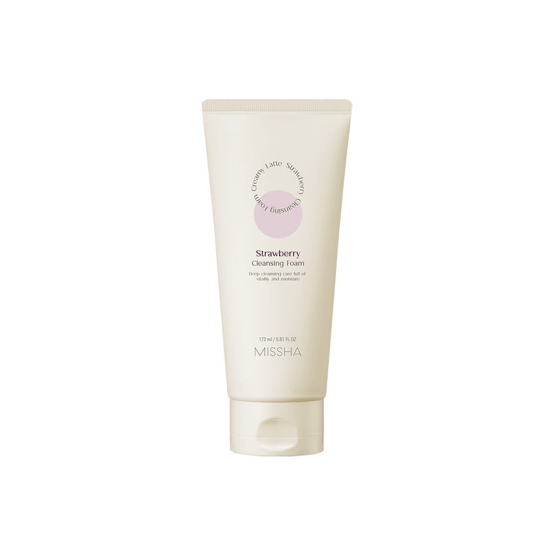 Espunma de Limpeza Creamy Latte - Morango - 172ml