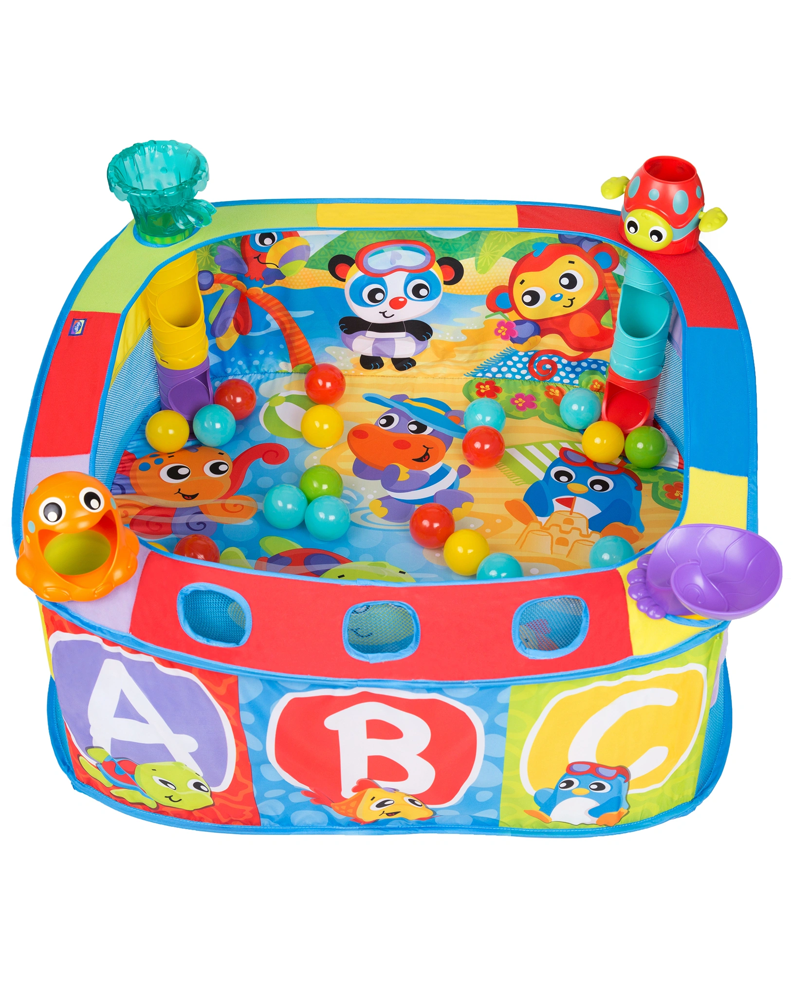 Pop Up Bällebad PLAYGRO - BEACHPARTY (80x80x29)