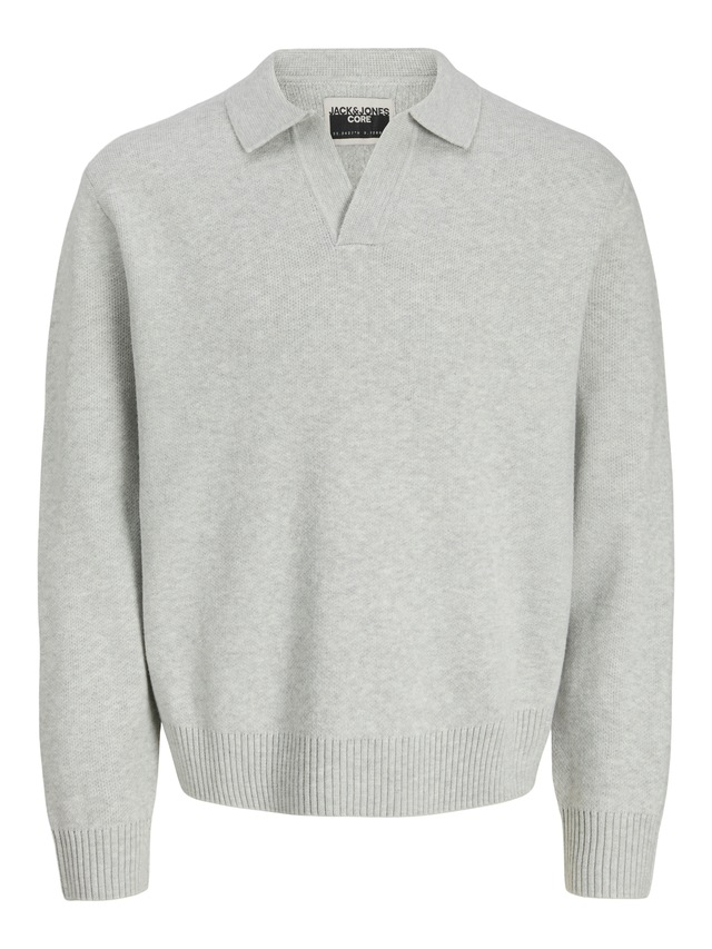 Jack & Jones Strickpullover »JCOCOVER KNIT SPLIT NECK POLO«
