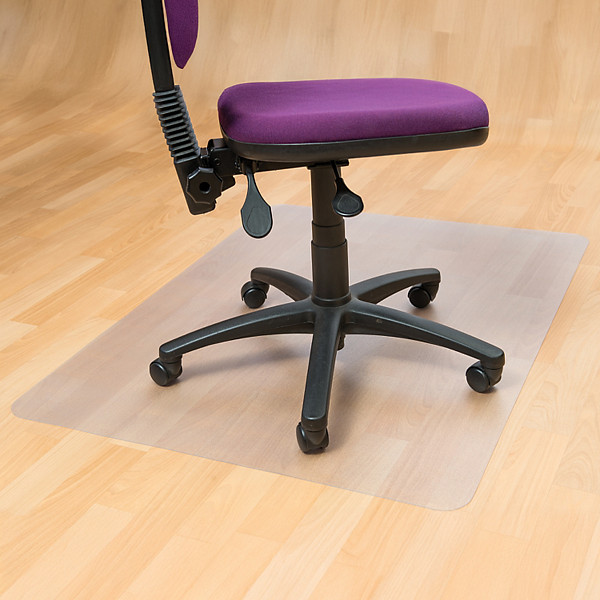 Tapis chaise de bureau sols durs transparent 90 x 120 cm