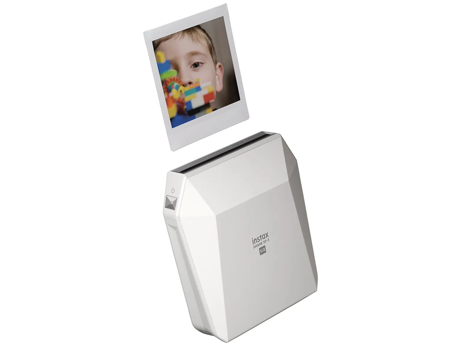 Fujifilm instax SHARE SP-3 SQ - Printer - farve - LED - 72 x 86 mm - kapacitet: 10 fotos - Wi-Fi(n) - hvid
