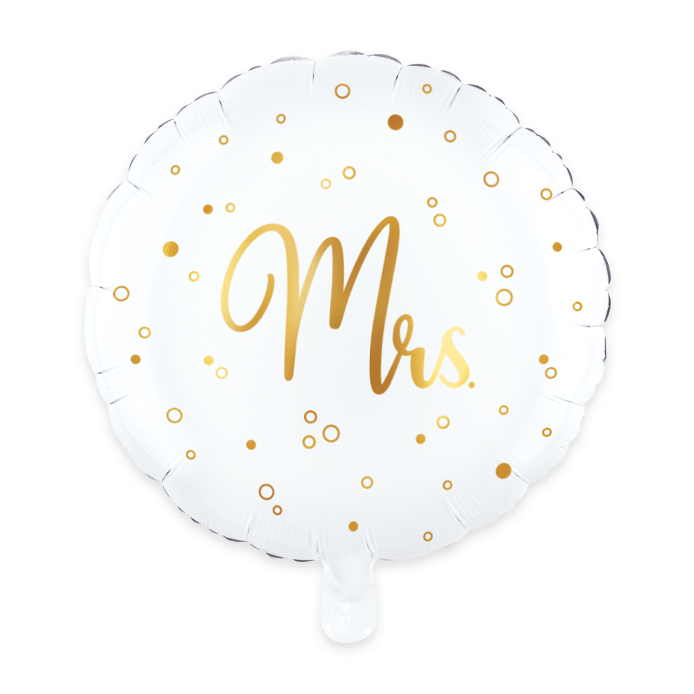 Bruiloft Helium Ballon ,,Mrs