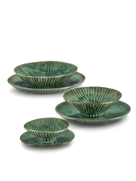 Serax Verde Lanza by Pascale Naessens dinerbord Ø22 set van 2