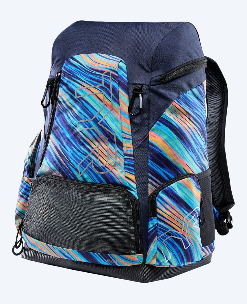 TYR svømmetaske - Alliance Team 45L - Sort/multi