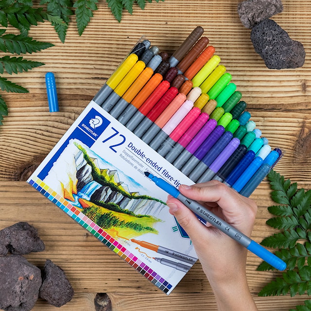 Design Journey Dobbel Fiberpenn 72 stk Staedtler