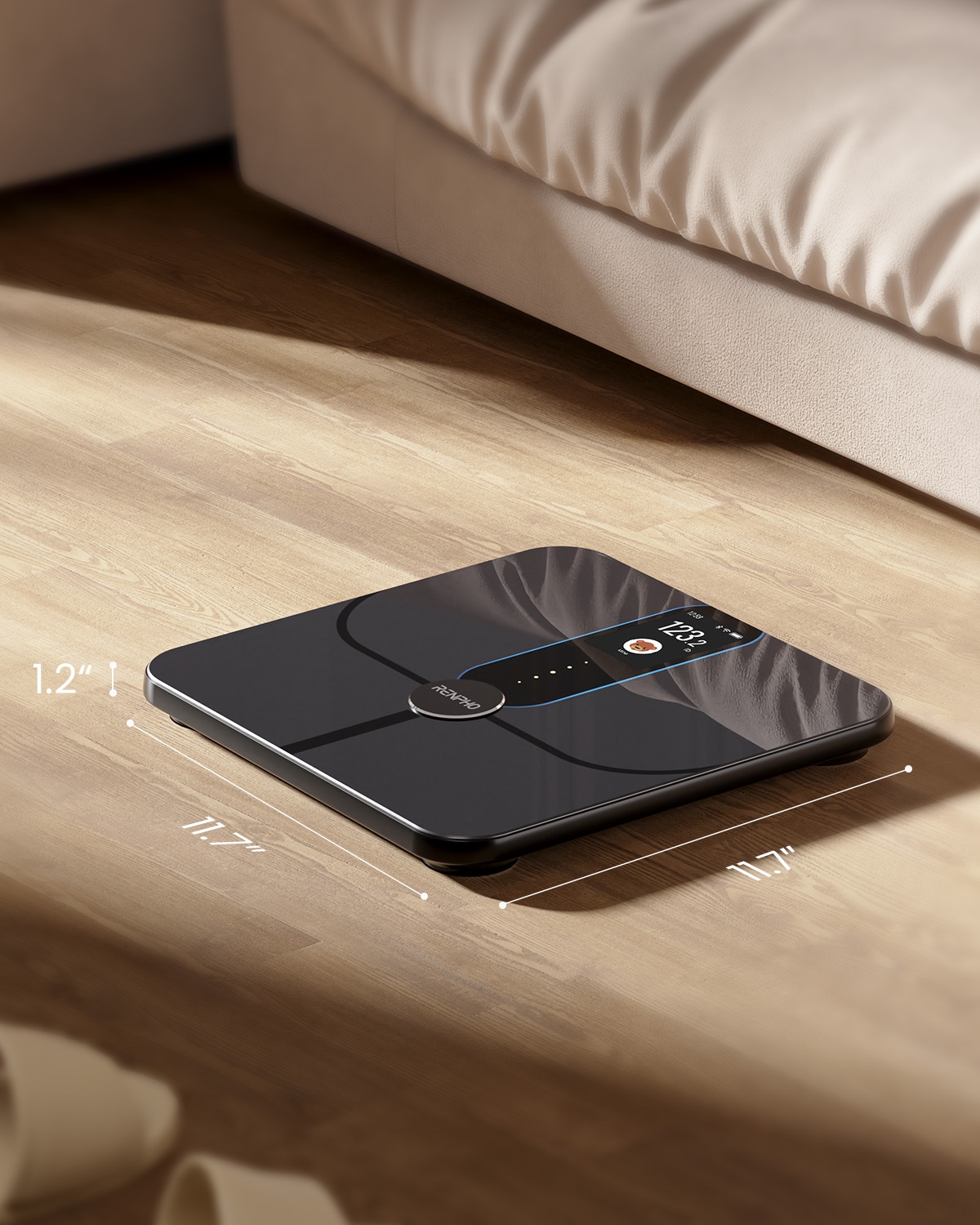 Renpho Körper-Analyse-Waage »Elis Nova WIFI Smart Body Scale A031« Smarte Analysewaage mit 13 Körpermessungen & 5 Gesundheitszielen