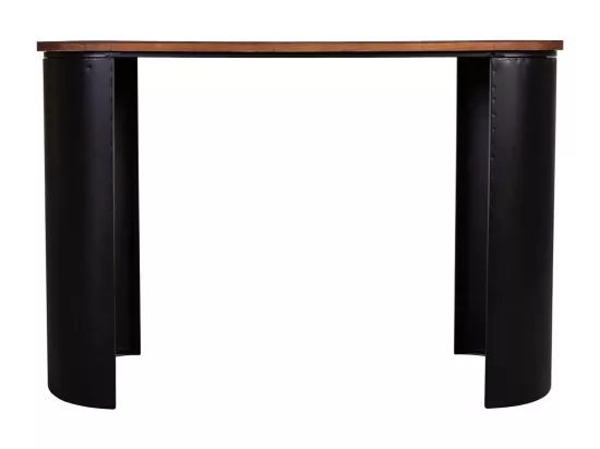 Console d'entrée en bois noir 120x40x79.5