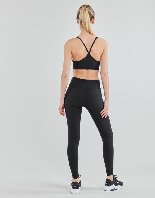 Nike - V-Neck Light-Support Sports Bra - BLACK/BLACK/BLACK/WHITE