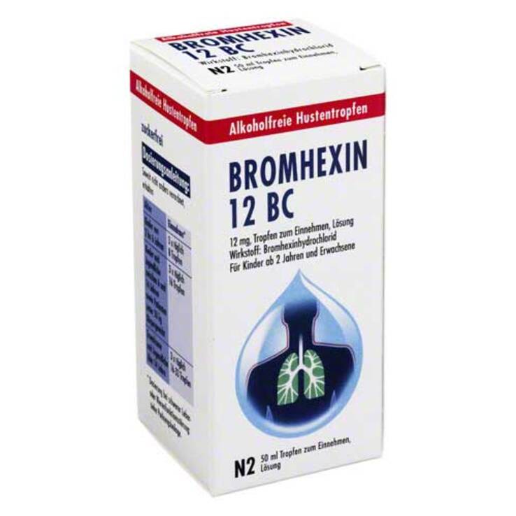 BROMHEXIN 12 BC Tropfen, 50 ml