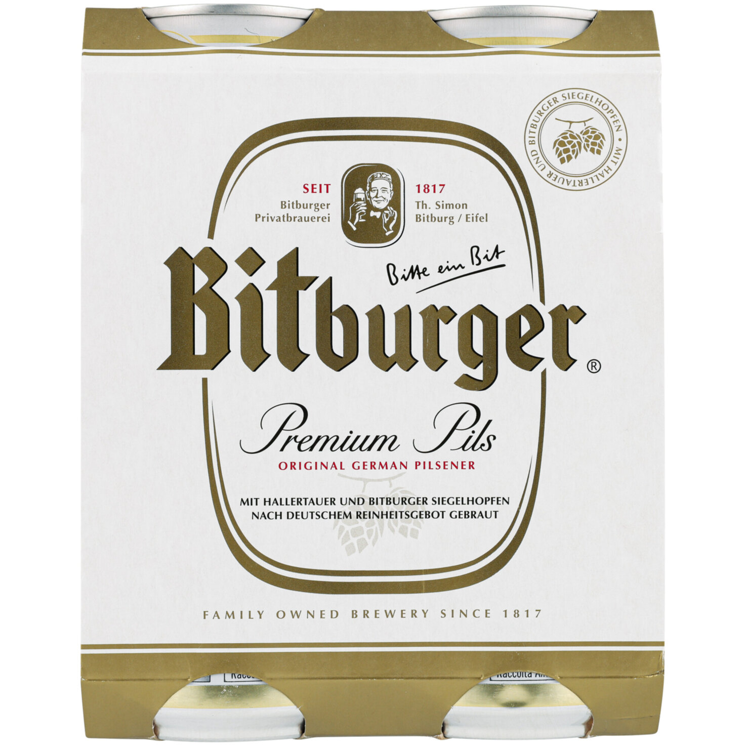 Bitburger Bier 4x50cl -200cl